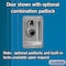 Salsbury Industries Wardrobe Locker, 36 in W, 18 in D, 78 in H, (3) Wide, (6) Openings, Blue 62368BL-U - alternate 2
